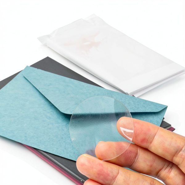 Transparent Envelope Seals DOXRTEI Removable Vinyl Stickers-1