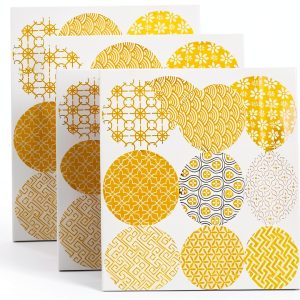 TTSAM Gold Glitter Envelope Seals 108 Pieces Geometric-0