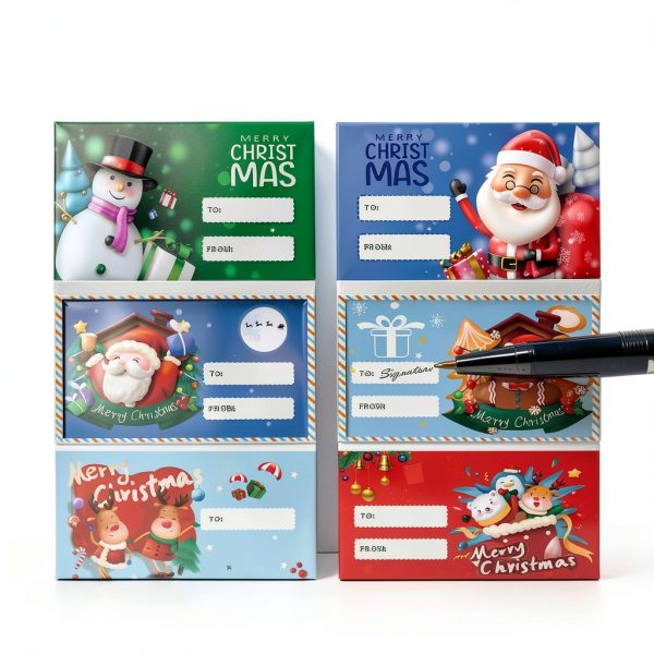 Lxyeecwang Christmas Stickers Labels Fade Resistant Modern-6