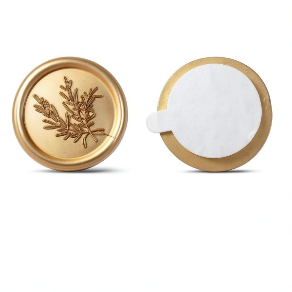 Eunoir Wax Seal Stickers Vintage Bronze Peel and Stick-2