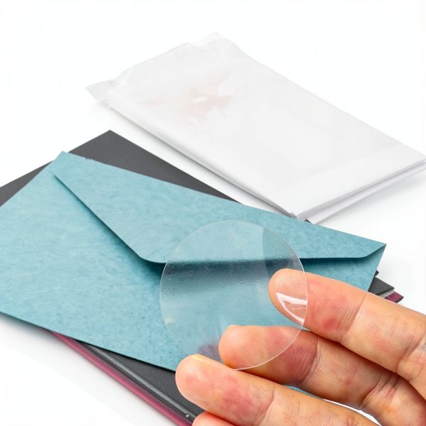 Transparent Envelope Seals DOXRTEI Vinyl Removable Stickers-2