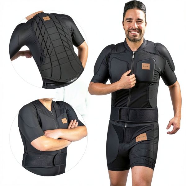BenKen Protective Jacket Lycra Long Black Unisex-6