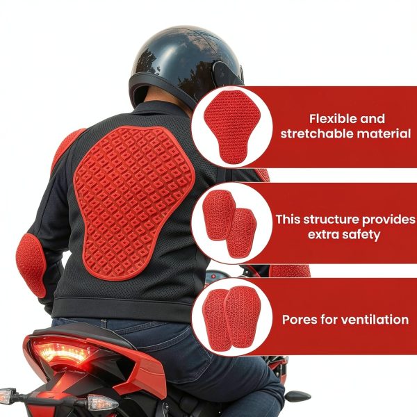 Motorcycle Back Protector by Motostylewear CE Level 2 Armor-1