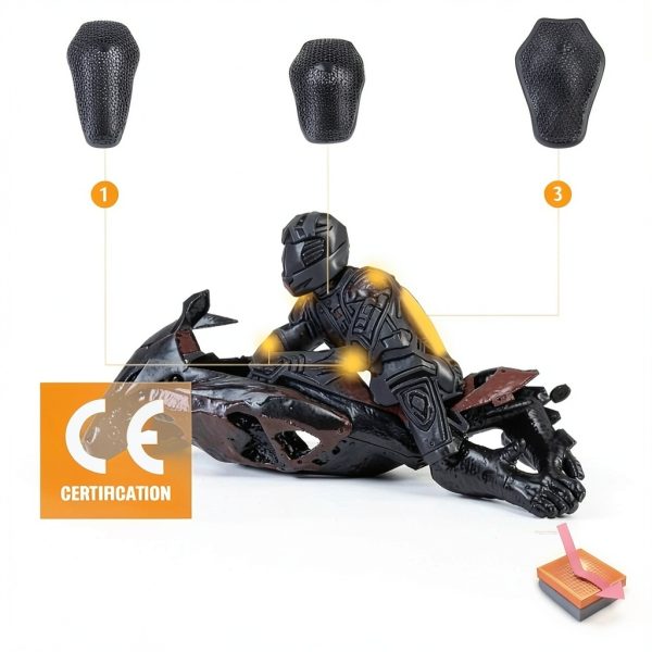 Motorcycle Back Protector Set MJMOTO ESPRO 5 Piece CE Level 1 Armor-3