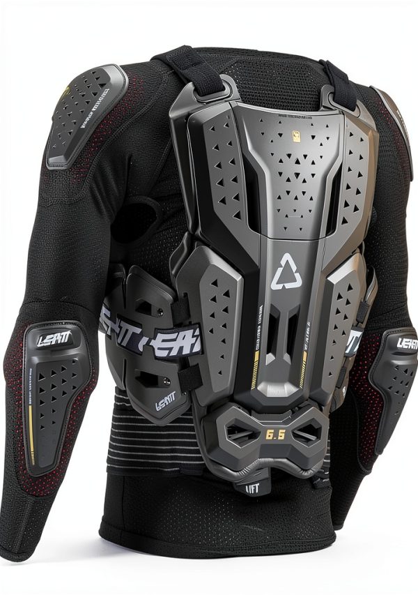 Leatt Chest Protector Graphene Modular Zip-Up with Elbow Protection-1