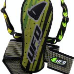 UFO PLAST Medium Green Powersports Back Protector Adjustable Straps-0