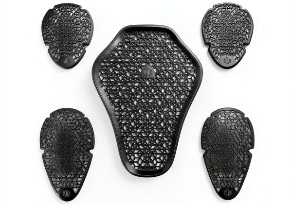 ILM CE Armor 5-PC Back Elbow Shoulder Pads for Moto Jackets P-EKB-0