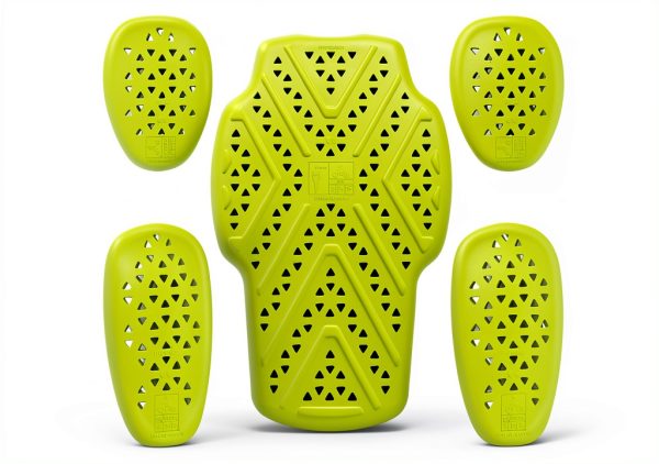 KEMIMOTO CE Level 2 Back Armor Protector Pad, CE Level 2 Elbow and Shoulder Certified, Anti Impact Inserts for Motorcycle Jackets (5 PC Set)-0