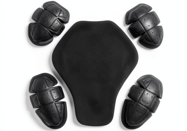 Jackets 4 Bikes Motorcycle Armor 5PC CE Level 1 Black Universal Fit-0