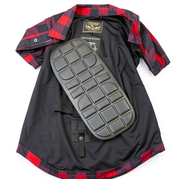 Back Protector Milwaukee Leather MP7904 Black for Motorcycle Jackets-4