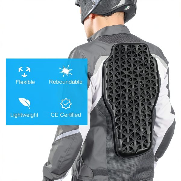 Motorcycle Back Protector Insert Lyndwin CE Level 2 Armor Set 5pcs-3